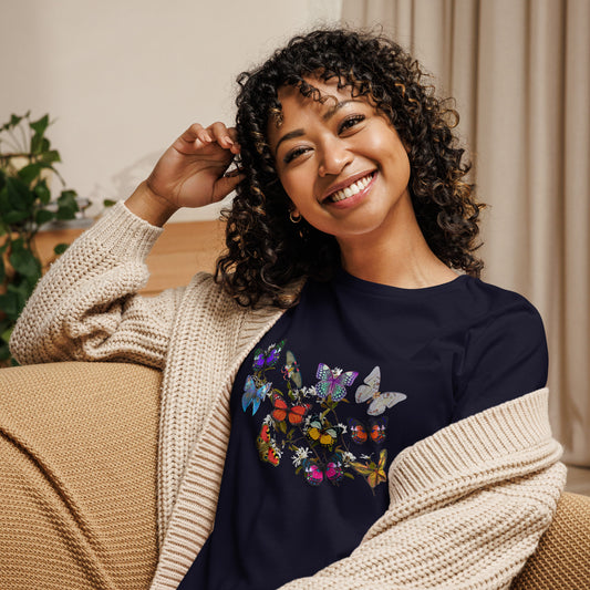 Butterflies in Bloom Women's Relaxed T-Shirt | Beauty Through Every Season